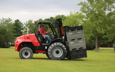 Manitou Launches M 30-4 AG Rough Terrain Forklift With Bin Clamp For Agriculture In North America