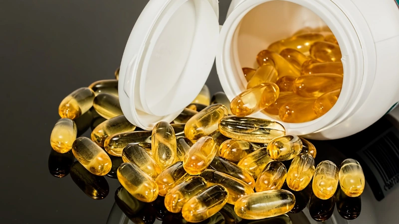 Fish oil capsules