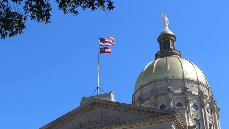 Georgia state capital building.