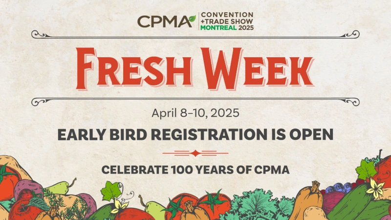 CPMA 2025 Fresh Week poster.