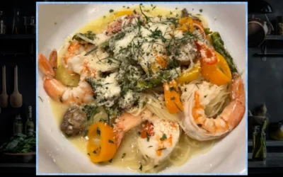 Flavor Of The Week: Jen’s Sweet Shrimp Scampi Primavera