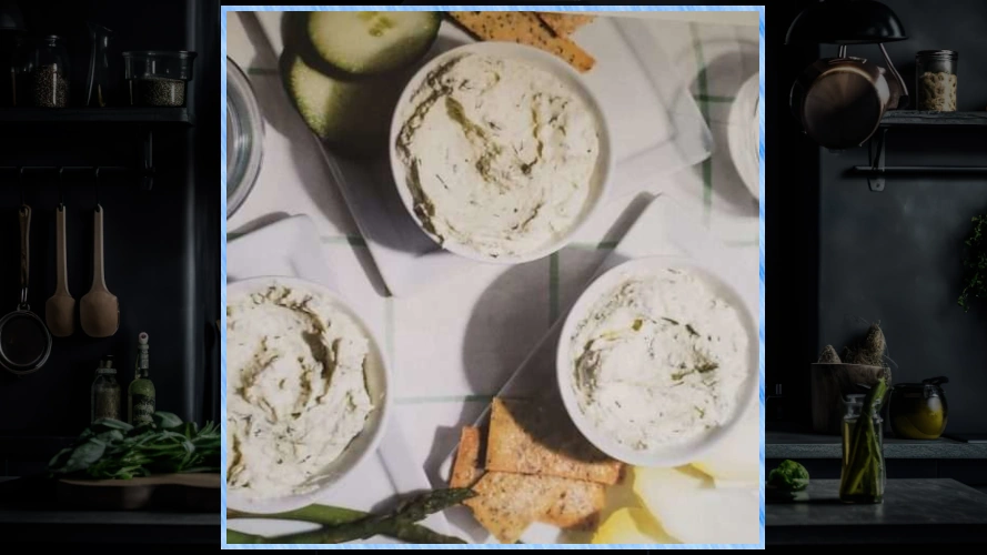 Bowls of Whipped Feta Dip