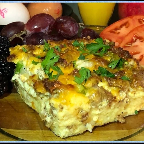 Plated Braswell Family Farms' Christmas Morning Casserole