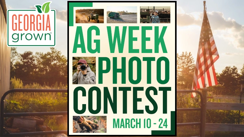 Poster for Georgia's Ag Week Photo Contest