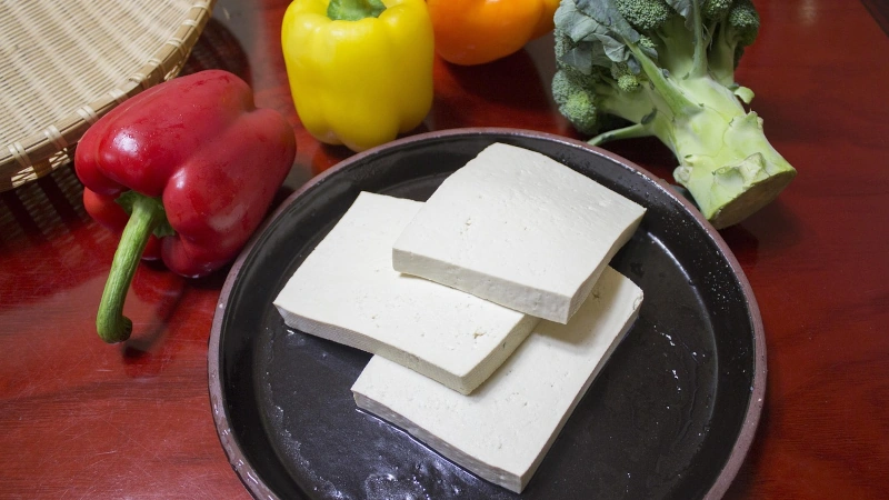 Tofu slices