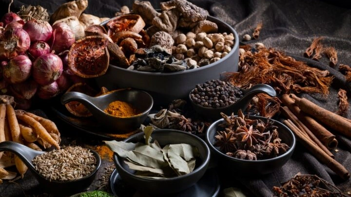 Assorted spices