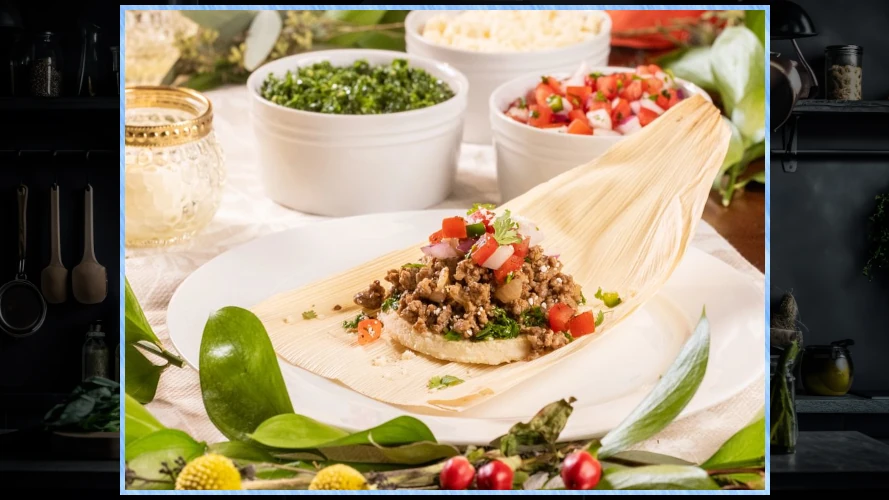 Beef tamales plates