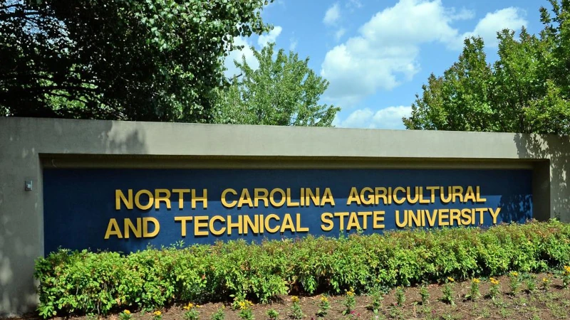 NC A&T sign.