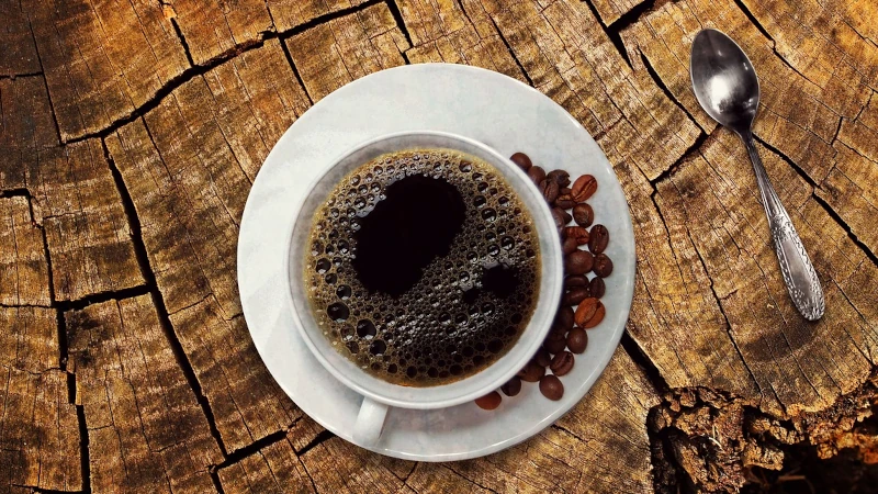 Cup of black coffee