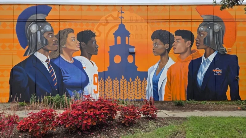 Mural at Virginia State University