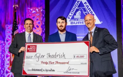 Tyler Shadrick Shows First-Generation Farmers Can Excel With Florida Farm Bureau Award