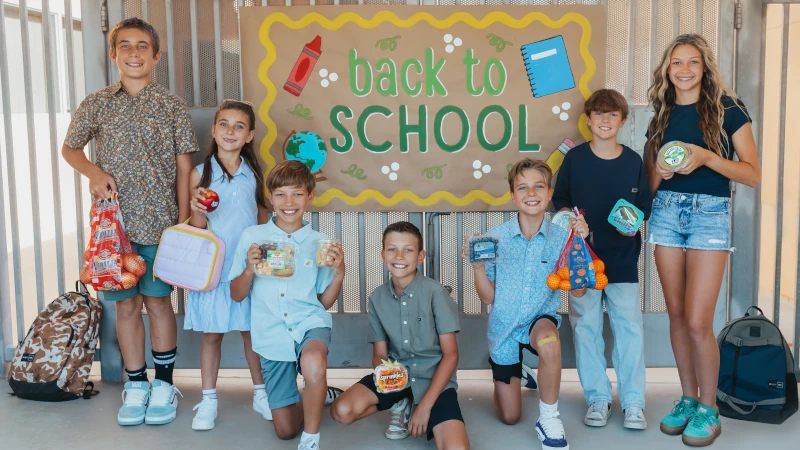 Group of Back-To-School Kids