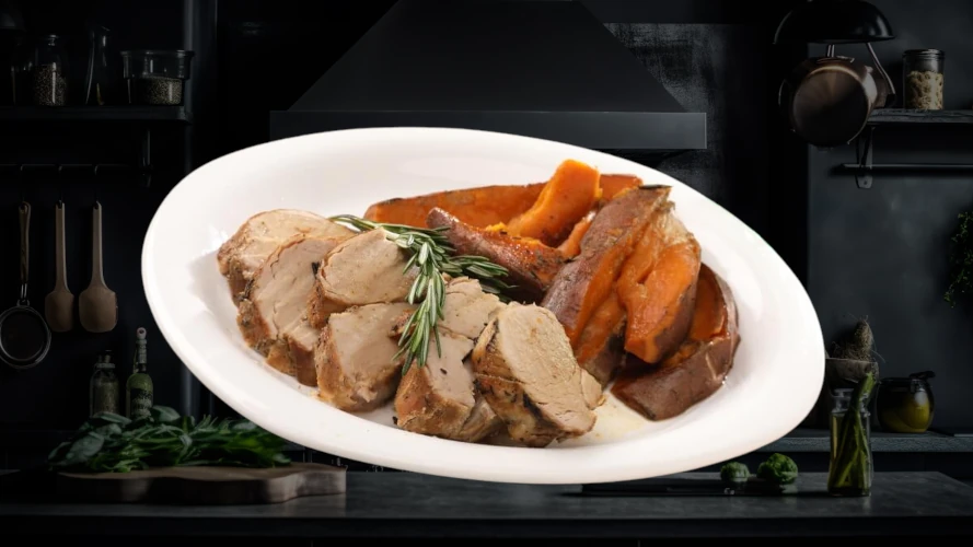 Crockpot Pork and Sweetpotatoes