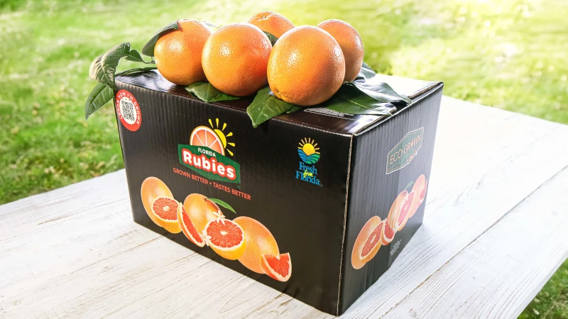 Box of Rubies Grapefruit from Florida