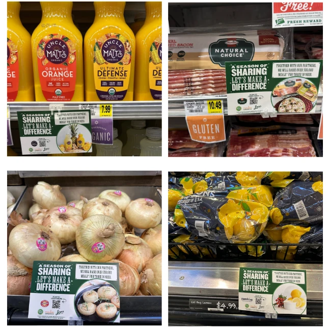 Season of Sharing labels