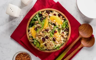 Festive Cranberry-Orange Orzo Salad For Thanksgiving & Friendsgiving!