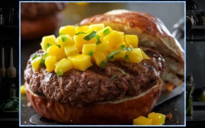 Flavor Of The Week: Caribbean Beef Burgers With Mango Salsa