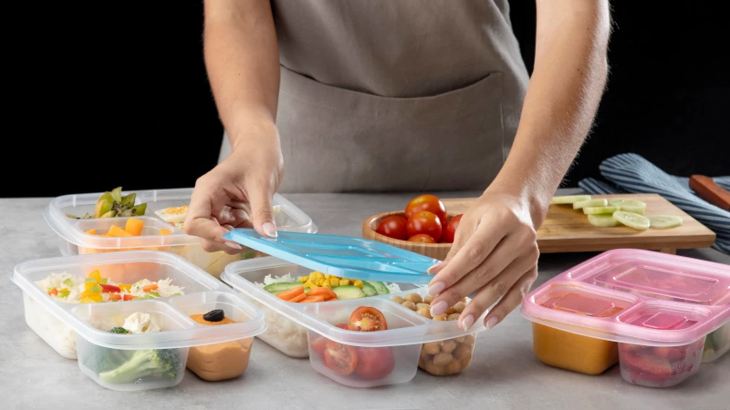 Person food prepping