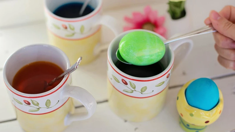 Easter egg colorings