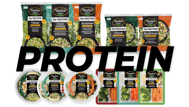 Assorted Taylor Farms Protein Products