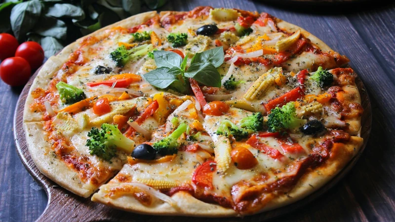 Vegetarian pizza