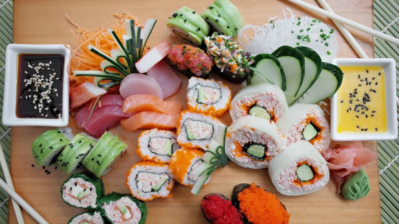 Sushi platter