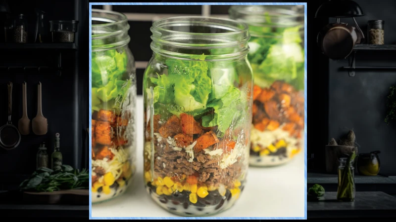 Sweetpotato meals in a jar