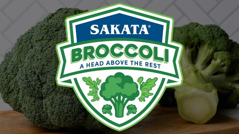 Sakata Broccoli logo.