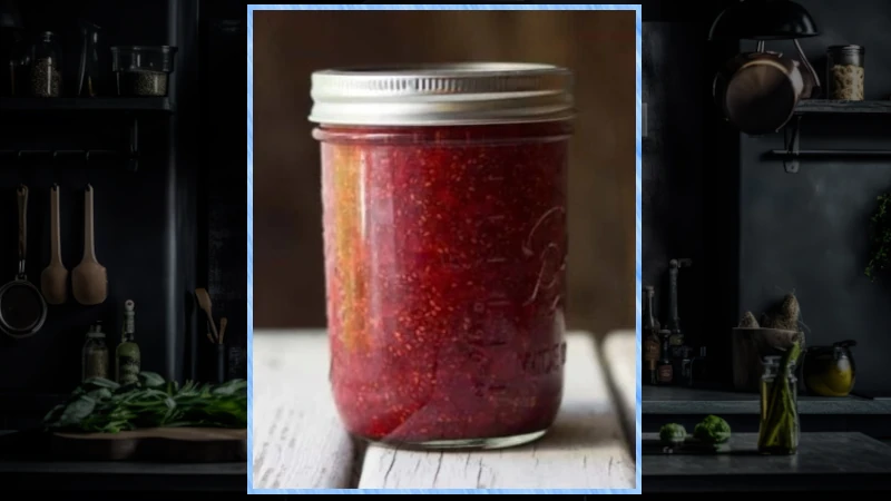 Jar of Strawberry Chia Jam