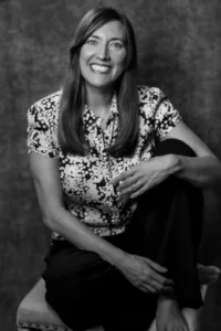 Allyson Reedy sitting in a chair.